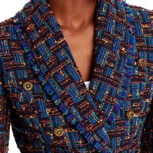Aqua gorgeous Tweed cutaway jacket